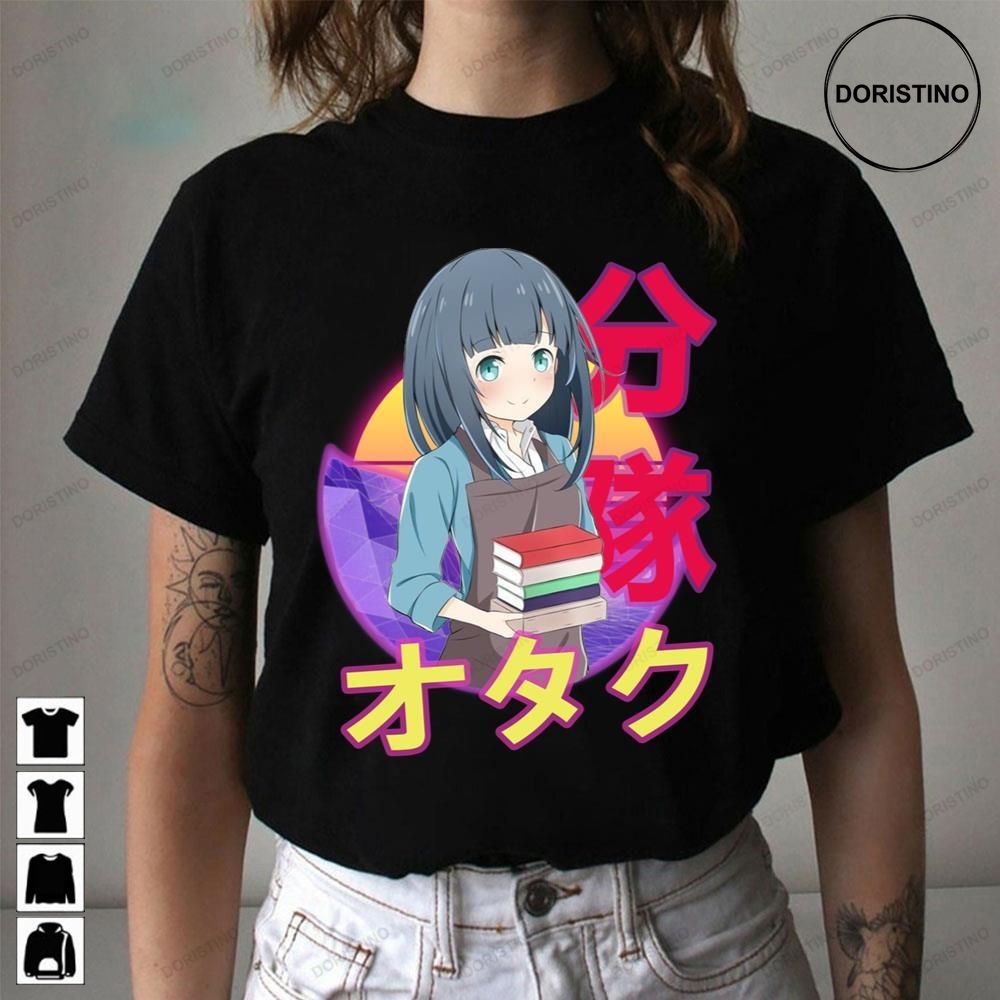 Tomoe Takasago Eromanga Sensei Retro Sunset Anime Design Awesome Shirts